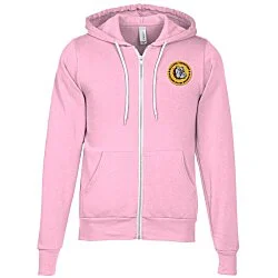 Bella+Canvas 7 oz. Full-Zip Hooded Sweatshirt - Embroidered