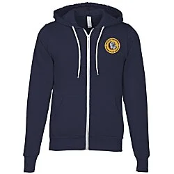 Bella+Canvas 7 oz. Full-Zip Hooded Sweatshirt - Embroidered
