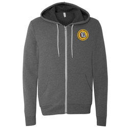 Bella+Canvas 7 oz. Full-Zip Hooded Sweatshirt - Embroidered