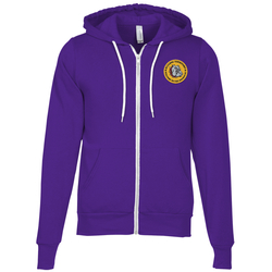 Bella+Canvas 7 oz. Full-Zip Hooded Sweatshirt - Embroidered