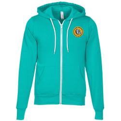 Bella+Canvas 7 oz. Full-Zip Hooded Sweatshirt - Embroidered