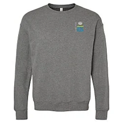 Bella+Canvas Drop Shoulder Crewneck Sweatshirt - Embroidered