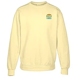 Comfort Colors Garment-Dyed Crew Sweatshirt - Embroidered