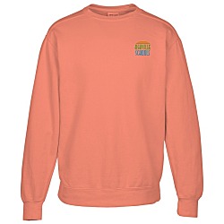 Comfort Colors Garment-Dyed Crew Sweatshirt - Embroidered