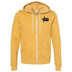Bella+Canvas 7 oz. Full-Zip Hooded Sweatshirt - Screen