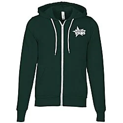 Bella+Canvas 7 oz. Full-Zip Hooded Sweatshirt - Screen