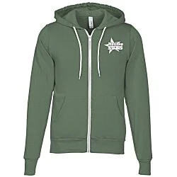 Bella+Canvas 7 oz. Full-Zip Hooded Sweatshirt - Screen