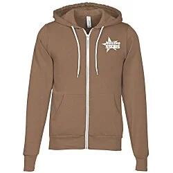 Bella+Canvas 7 oz. Full-Zip Hooded Sweatshirt - Screen