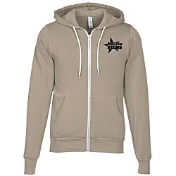 Bella+Canvas 7 oz. Full-Zip Hooded Sweatshirt - Screen