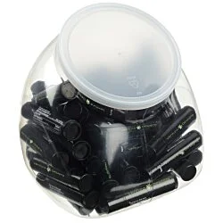 Black Tube Lip Balm Tub - 50-Pieces - 24 hr