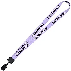Dye-Sub Lanyard - 3/4" - 32" - Large Metal Bulldog Clip - Chevron