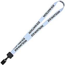 Dye-Sub Lanyard - 3/4" - 32" - Large Metal Bulldog Clip - Chevron