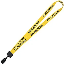 Dye-Sub Lanyard - 3/4" - 32" - Large Metal Bulldog Clip - Chevron