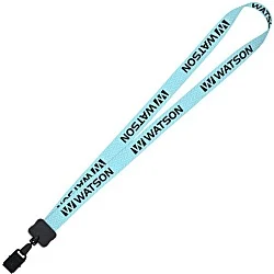 Dye-Sub Lanyard - 3/4" - 32" - Large Metal Bulldog Clip - Chevron