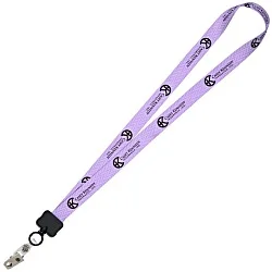 Dye-Sub Lanyard - 3/4" - 32" - Snap with Metal Bulldog Clip - Chevron