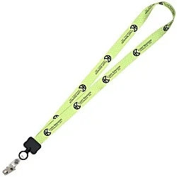Dye-Sub Lanyard - 3/4" - 32" - Snap with Metal Bulldog Clip - Chevron