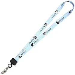 Dye-Sub Lanyard - 3/4" - 32" - Snap with Metal Bulldog Clip - Chevron