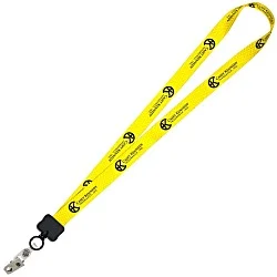 Dye-Sub Lanyard - 3/4" - 32" - Snap with Metal Bulldog Clip - Chevron