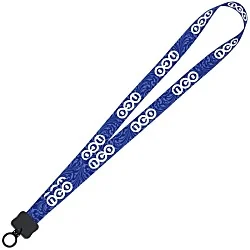 Dye-Sub Lanyard - 3/4" - 32" - Plastic O-Ring - Damask