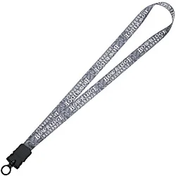 Dye-Sub Lanyard - 3/4" - 32" - Snap Buckle Release - Damask