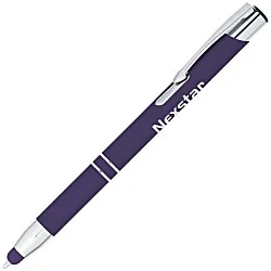 Venetian Soft Touch Stylus Metal Pen - Screen