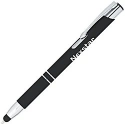 Venetian Soft Touch Stylus Metal Pen - Screen
