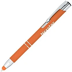 Venetian Soft Touch Stylus Metal Pen - Screen - 24 hr