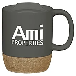 Cork Bottom Ceramic Mug - 12 oz. - 24 hr