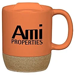 Cork Bottom Ceramic Mug - 12 oz. - 24 hr