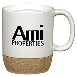 Cork Bottom Ceramic Mug - 12 oz. - 24 hr