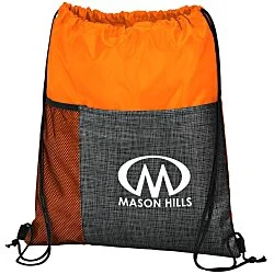 Etched Pocket Drawstring Sportpack