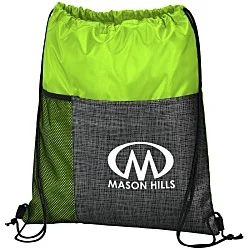 Etched Pocket Drawstring Sportpack