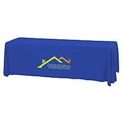 Serged Open-Back Stain Resistant Table Throw - 8' - 24 hr