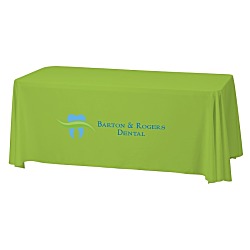 Serged Closed-Back Stain Resistant Table Throw - 6' - 24 hr