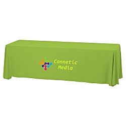 Serged Closed-Back Stain Resistant Table Throw - 8' - 24 hr