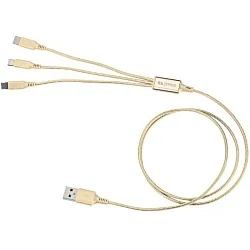3' Metallic Charging Cable