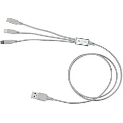 3' Metallic Charging Cable
