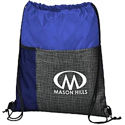 Etched Pocket Drawstring Sportpack - 24 hr