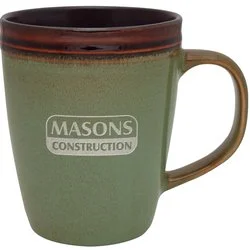 Antigua Reactive Glaze Mug - 12 oz. - Deep Etch