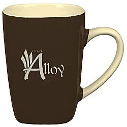 Quadro Ceramic Mug - 17 oz. - Deep Etch