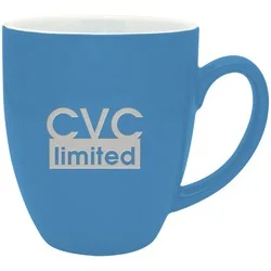 Duo-Tone Bistro Ceramic Mug - 16 oz. - Deep Etch