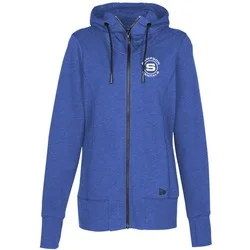 New Era Tri-Blend Full-Zip Hoodie - Ladies' - Screen