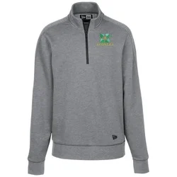 New Era Tri-Blend 1/4-Zip Pullover - Embroidered