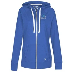 New Era Sueded Cotton Full-Zip Hoodie - Ladies' - Embroidered