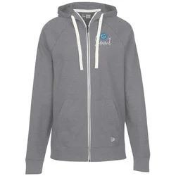 New Era Sueded Cotton Full-Zip Hoodie - Men's - Embroidered