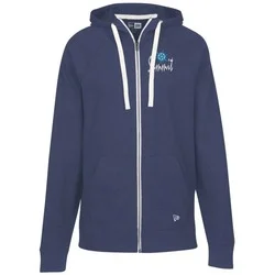 New Era Sueded Cotton Full-Zip Hoodie - Men's - Embroidered