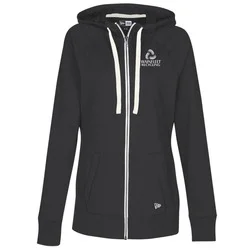 New Era Sueded Cotton Full-Zip Hoodie - Ladies' - Screen