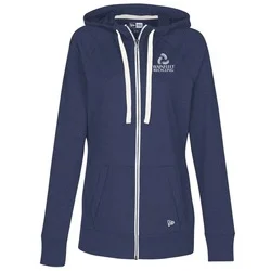 New Era Sueded Cotton Full-Zip Hoodie - Ladies' - Screen