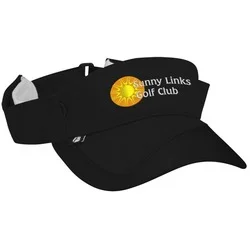 Fairway Wicking Golf Visor with Tee Holder - 24 hr