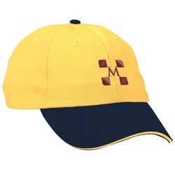 Brushed Cotton Twill Sandwich Cap - Two Tone - 24 hr